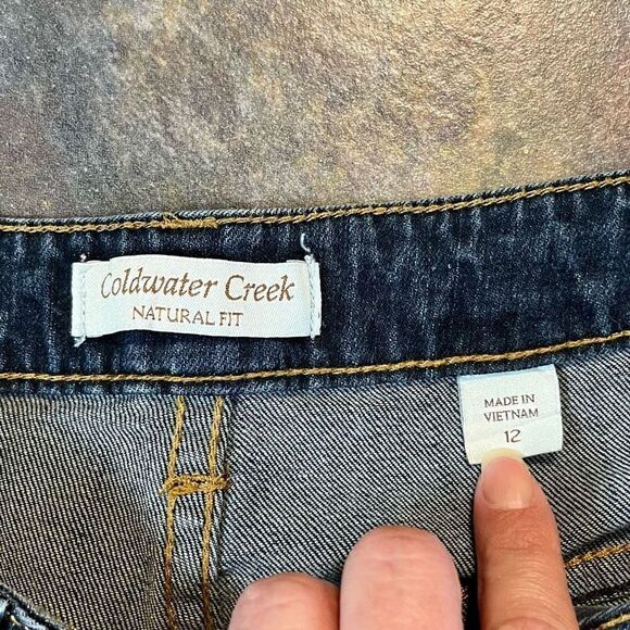 Coldwater Creek Women’s Blue Denim Natural Fit Jeans 12 - Picture 5 of 9